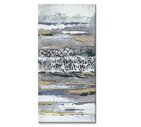 Framed Textured Abstract Wall Art 30x60 cm Modern 3D Paint Pattern Canvas Print Colorful Artistic Decor for Living Room Bedroom Office or Hallway