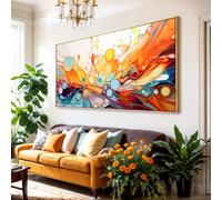 Framed Wall Art Modern Artwork Fantasy Abstract Canvas Painting Colorful Wall Decor for Living Room Bedroom Dining Room Home Office Decor 20"x40" with Framed