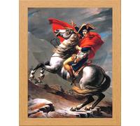 Framed Wall Art Napoleon Crossing the Alps - Napoleon Crossing Alps 35x26cm