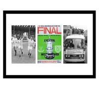 Framed West Bromwich Albion 1968 FA Cup Final Photos & Programme Cover Print Memorabilia