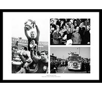 Framed West Ham United 1964 FA Cup Final Photo Montage Memorabilia