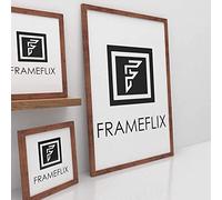 FrameFlix Rustic 40x30 cm Thin Picture Photo Frame Wall Hanging Wood Effect