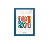 FrameHub Modern Rainbow Colours Photo Frame A3 A4 Yellow Green Light Blue Pink Red (Blue, 14x11