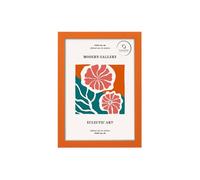 FrameHub Modern Rainbow Colours Photo Frame A3 A4 Yellow Green Light Blue Pink Red (Orange, 14x11