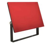 Frameless 50W Red LED Floodlight (400W Equivalent) - IP65 Rated High-Efficiency Outdoor Lighting with 4000 Lumens for Medium Gardens & Commercial Effect Lighting, 120° Beam Angle, Non-Dimmable