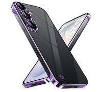 Frameless Case for Samsung Galaxy S26 Plus, Transparent Magnetic Ultra Thin Mobile Phone Case, Exposed Sides, Compatible with Mag-Safe, Scratch-Resistant Protective Case for Samsung S26 Plus 5G