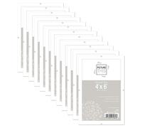 Frameless Clip Frame 4''x 6'' Styrene Front Photo Poster Frame Certificate Frame Wall Hanging Picture Landscape or Portrait Photo Frame Wall Mountable Frames (Pack of 3)