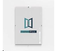 Frameless Clip Frame for Picture Photo Poster Display Pack of 1-2-3-5-10 A1 A2 A3 A4 A5 Sizes, 2, 8"x6" (20.3 x 15.2cm)