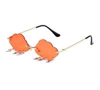 Frameless Clouds Sunglass Lightweight Trendy Tassels Shades for Travel Stage Music Festival Shades Supply Cloud