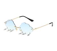 Frameless Clouds Sunglass Lightweight Trendy Tassels Shades for Travel Stage Music Festival Shades Supply