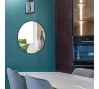 Frameless Oval Bathroom Mirror - Lightweight & Stylish Shaving Décor