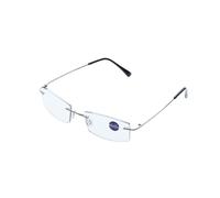 Frameless reading glasses 300d (Sliver) [Classic Style] Unisex Reading Glasses, Simple and Durable, Essential for Office and Home Use
