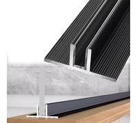 Frameless Shower Glass U Channel, Aluminum Wall Floor Ceiling Mount Profile for Walk-in Wet Room Panel Retainer Hardware