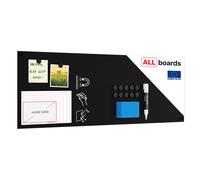 ALLboards Frameless SLIMboard Magnetic Chalkboard 90×30 cm + Free Accessories