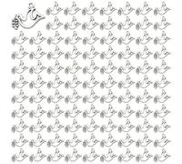 Framendino, 100 Pack Mini Peace Dove Charms Small Bird Pendant Beads for DIY Keychain Earrings Bracelets Necklace Jewelry Making Crafts Silver, 100 Pack, Metal, No Gemstone