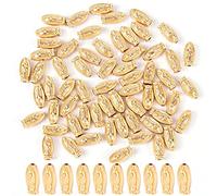 Framendino, 60 Pack Virgin Mary Our Lady of Guadalupe Beads Virgin Mary Charms Loose Spacer Beads for Jewelry Making Finding, S, no gemstone