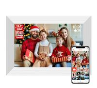 Frameo 10.1 Inch WiFi Digital Picture Frame,1280x800 HD,Touch Screen,Electronic Picture Frame Built-in 32GB Storage,Auto-Rotate,Wall Mountable,WiFi Picture Frame Digital with FRAMEO App