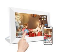 Frameo 10.1 Inch WiFi Digital Photo Frame with SD Card Slot 32GB Storage, IPS Touchscreen, Automatic Slide Rotation, Video Sharing