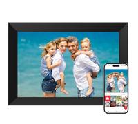 Frameo 10.1 Inch WiFi Digital Picture Frame, Digital Photo Frame with 1280x800 HD IPS Touch Screen, Auto-Rotate, Easy Setup to Share Moments Instantly via Frameo App, Valentines Day Gifts for Her