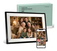 Frameo 10.1" WiFi Digital Picture Frame, Instantly Share Photos & Videos from Phone, Easy Setup for Seniors, 32GB Storage, HD IPS Touch Screen, Stay Connected, Gift for Grandparents & Parents