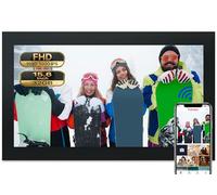 Frameo 15.6 Inch Digital Photo Frame with HD WiFi Touch Screen, Built-in 32 GB Memory, Automatic Rotation, Wall Mounting, Easily Share Photos and Videos via the App