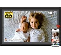 Frameo 15.6 Inch Large Digital Photo Frame, Digital Picture Frame WiFi, IPS HD Touch Screen, 32GB Storage, Photo Frame with Auto-Rotate Instant Share Photo/Video Sharing via Frameo App, Gift for Mom