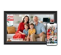 FRAMEO 15.6 Inch WiFi Digital Picture Frame 1920 x 1080 FHD Large 32 GB Smart Digital Photo Frame IPS Touchscreen Auto Rotation Wall Mounted Share Photos/Videos Instantly via Frameo App