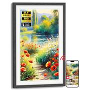 Frameo 21.5 Inch WiFi Digital Photo Frame with 64GB Memory, 1920x1080 FHD IPS Touchscreen Digital Picture Frame, Auto-Rotate, Instant Photo & Video Sharing via Frameo App