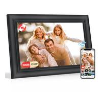 Frameo 2K Digital Photo Frame, 10.1 Inch IPS FHD Touch Screen WiFi Digital Picture Frame, At Least 20,000+ Photos, Auto-Rotate, Instant Photo/Music/Video Sharing, Expandable to 128GB