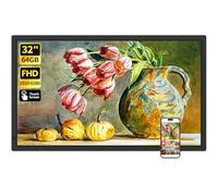 Frameo 32 Inch WiFi Digital Photo Frame with 64GB Memory, 1920x1080 FHD Display Digital Picture Frame, Auto-Rotate, Instant Photo & Video Sharing via Frameo App