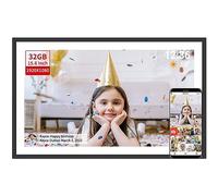 Frameo Digital Photo Frame, 15.6" 32GB WiFi Large Digital Frame with 1920x1080 Full HD Touchscreen, Wall Mount, Auto Rotation, Easy to Send Photos and Videos