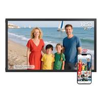 FRAMEO Digital Photo Frame, 21.5-Inch Large WiFi Digital Picture Frame with 1920x1080 FHD IPS Touch Screen, USB/Micro SD Wall Mountable Auto-Rotate, Easy Share Photos/Videos from Anywhere