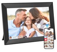Frameo Digital Photo Frame WiFi, 10.1 Inch Digital Picture Frame, 1280x800 IPS LCD Touch Screen, Auto-Rotat Built in 32GB storage, Share Moments Instantly via Frameo App from Anywhere, Black
