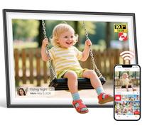 Frameo WiFi Digital Photo Frame 10.1 Inch - 1280x800 HD IPS Touch Screen Picture Frame Electronic, 32GB Memory, Auto Rotate, Wall Mountable, Digital PictureFrame for Sharing Photos and Videos