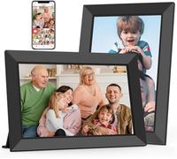 Frameo WiFi Digital Photo Frame 10.1 Inch - 1280x800 HD IPS Touch Screen Picture Frame Electronic, 32GB Memory, Auto Rotate, Wall Mountable, Picture Frame for Sharing Photos and Videos (2 PACK)