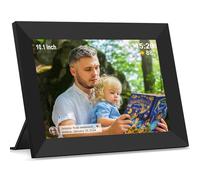 Frameo WiFi Digital Photo Frame with 10.1 inch IPS Touchscreen, upload images to 32GB smart digital photo frame via Frameo APP, Rotate and Copy