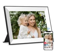 Frameo WiFi Digital Picture Frame 10.1 Inch, IPS HD Touch Screen Smart Electronic Photo Frame, Auto-Rotate Slideshow, Load Photos from Phone via App, Digital Picture Frames Gift for Family