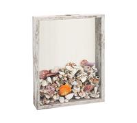FramePro Ticket Stub Shadow Box Frame with Slot Wine Cork Case White 11x14 Display Memory and Keepsake Deep Picture Frame
