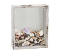 FramePro Ticket Stub Shadow Box Frame with Slot Wine Cork Case White 8x10 Display Memory and Keepsake Deep Picture Frame