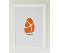 FramerDen® 11x9 White Ornate Antique Shabby Chic Style Poster Picture Frame Fits 11x9inch Size Poster Photo Artwork Print, Portrait & Landscape Wall Mountable & Tabletop, Perspex Front & MDF Backing