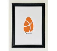 FramerDen® 18x12 Black Ornate Antique Shabby Chic Style Poster Picture Frame Fits 18x12inch Size Poster Photo Artwork Print, Portrait & Landscape Wall Mountable, Perspex Front & MDF Backing