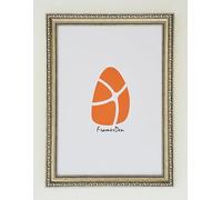 FramerDen® 8x10 Light Gold Ornate Antique Shabby Chic Style Poster Picture Frame Fits 8x10inch Size Photo Artwork Print, Portrait & Landscape Wall Mountable & Tabletop, Perspex Front & MDF Backing