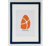 FramerDen® DarkBlue A4 Mount for A5 Rainbow Colours Poster Picture Frame Fits 21x14.85cm Size Poster Photo Artwork Print, Portrait & Landscape Wall Mountable & Tabletop, Perspex Front & MDF Backing