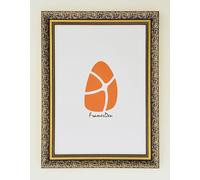 FramerDen® Gold 60x40 Vintage Shabby Chic Antique Style Poster Picture Frame Fits 60x40cm Size Poster Photo Artwork Print, Portrait & Landscape Wall Mountable, Perspex Front & MDF Backing