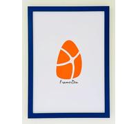 FramerDen® Rainbow 20 Colours Range Modern Thin Picture Photo Poster Frame Decor A5 Size Fits (21 x 14.85 cm) Thin Edge Slim Frame Portrait and Landscape (Dark Blue)