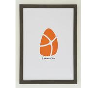 FramerDen® Rainbow 20 Colours Range Modern Thin Picture Photo Poster Frame Decor A5 Size Fits (21 x 14.85 cm) Thin Edge Slim Frame Portrait and Landscape (Dark Grey)