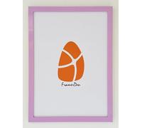 FramerDen® Rainbow 20 Colours Range Modern Thin Picture Photo Poster Frame Decor A5 Size Fits (21 x 14.85 cm) Thin Edge Slim Frame Portrait and Landscape (Lilac)
