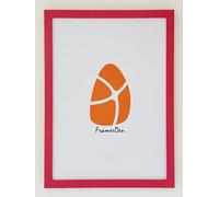 FramerDen® Rainbow 20 Colours Range Modern Thin Picture Photo Poster Frame Decor A5 Size Fits (21 x 14.85 cm) Thin Edge Slim Frame Portrait and Landscape (Pink)