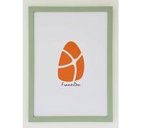 FramerDen® Rainbow 20 Colours Range Modern Thin Picture Photo Poster Frame Decor A5 Size Fits (21 x 14.85 cm) Thin Edge Slim Frame Portrait and Landscape (Light Green)