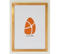 FramerDen® Rainbow 20 Colours Range Modern Thin Picture Photo Poster Frame Decor A5 Size Fits (21 x 14.85 cm) Thin Edge Slim Frame Portrait and Landscape (Copper)
